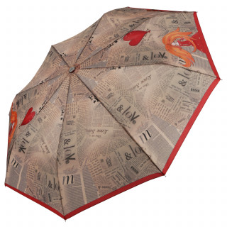Зонт женский Fabretti, UFLR0004-4 бежевый