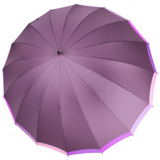 Зонт-трость женский Три Слона 2161 полуавтомат фиолетовый