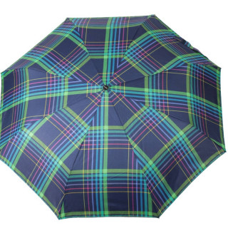 Зонт женский Doppler 7441468 02, сине-зелёный, полный автомат