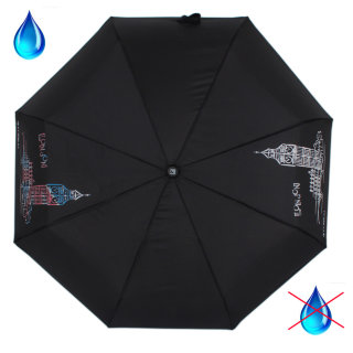 Зонт женский Flioraj, 100802 черный