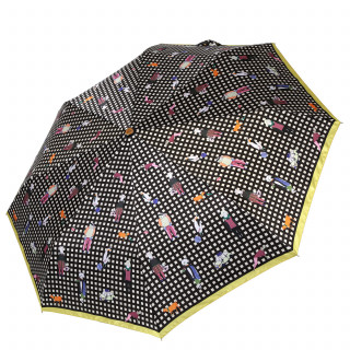 Зонт облегченный женский Fabretti, L-20266-7 черный/желтый