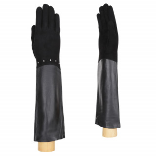 Перчатки женские FABRETTI, 12.73-1 black (размер 6.5)