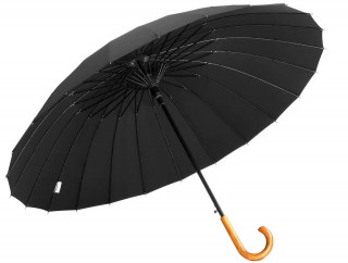 Зонт-трость семейный Universal A0024, 24 спицы, ручка крюк дерево